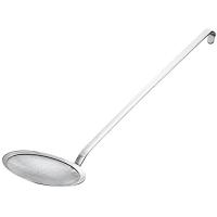 Шумовка мелкая сетка;сталь нерж.;D=16,L=49,5см;металлич.