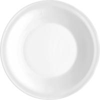 Тарелка глубокая «Кейрвейр»;стекло;D=226,H=30мм;белый