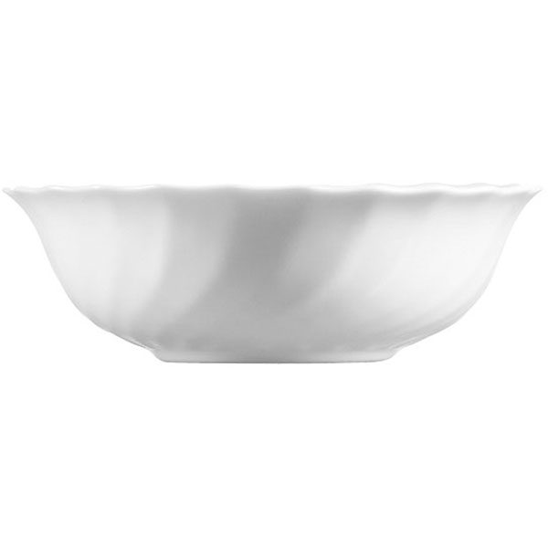 Салатник «Трианон»;стекло;0,5л;D=160,H=55мм;белый