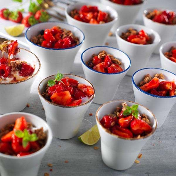 Салатник «Блю дэппл»;фарфор;0,71л;D=14см;белый,синий