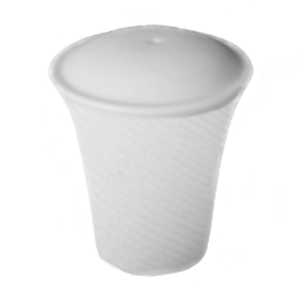 Перечница «Граффити Нью»;фарфор;317мл;,H=64мм;белый