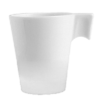 Чашка кофейная «Арома»;стекло;80мл;D=55,H=65,L=75мм;слон.кость