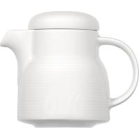 Кофейник «Карат»;фарфор;0,6л;D=110/55,H=120,L=165мм;белый Кофейник «Карат»;фарфор;0,6л;D=110/55,H=120,L=165мм;белый