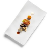 Блюдо для подачи «Гастро Маттэ» прямоугольное;фарфор;,L=25,B=14см;белый,матовый