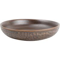 Салатник;фарфор;D=220,H=45мм;коричнев.