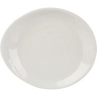 Тарелка пирожковая «Скейп»;фарфор;,L=15,5,B=13,5см;белый