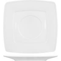 Блюдце для бульонной чашки «Виктория» для 2817;фарфор;,L=16,8,B=16,8см;белый