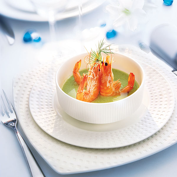 Тарелка «Сатиник»;фарфор;D=210,H=23мм;белый