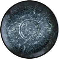 Блюдце «Сепиа»;фарфор;D=16см;черный