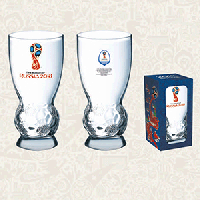 Стакан для коктейлей «Эмблема» Футбол высокий;стекло;410мл