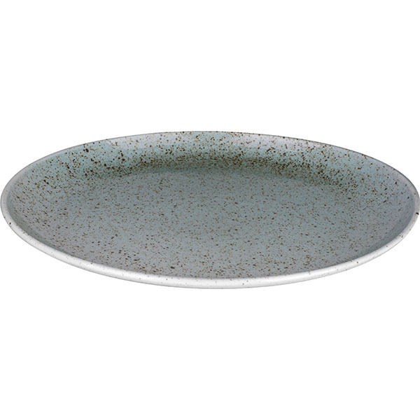 Блюдо «Лайфстиль» овальное;фарфор;,L=28,B=21,5см;мятно-бирюз.