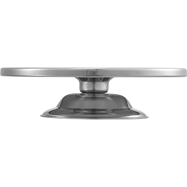 Подставка для торта «Проотель»;сталь нерж.;D=33,H=8см;металлич.