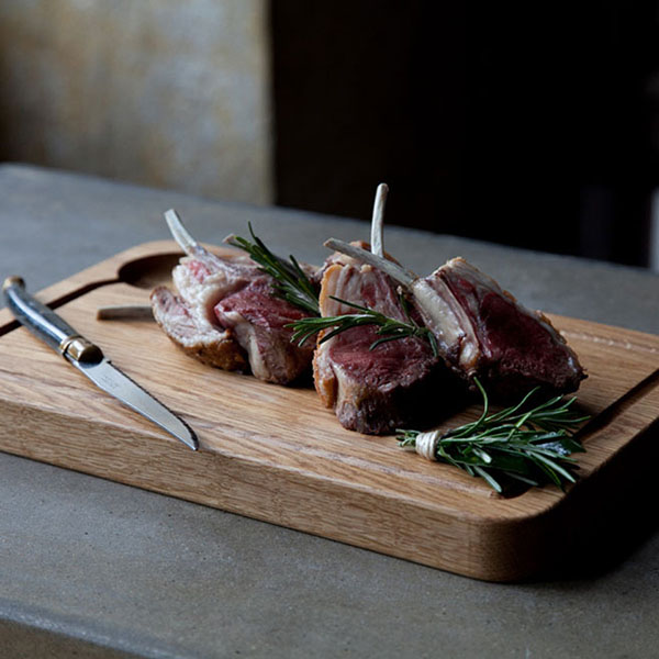 Доска для подачи;дуб;,H=3,L=34,B=22см;св. дерево