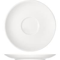 Блюдце «Опшенс»;фарфор;D=150/49,H=15мм;белый