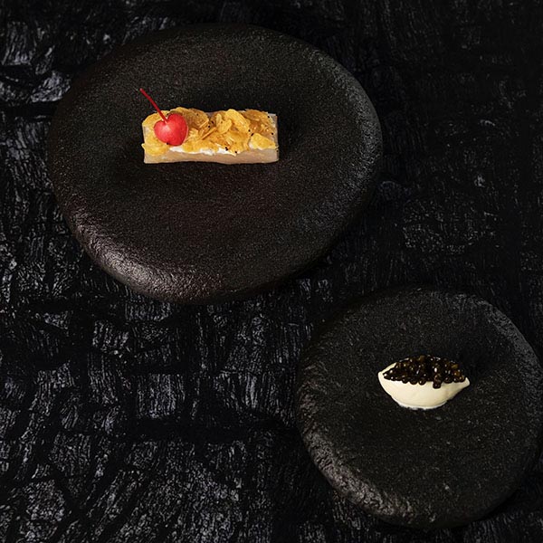 Тарелка «Студио Ро»;керамика;D=254,H=40мм;черный