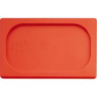 Крышка для гастроемкости GN 1/6;полипроп.;,H=20,L=176,B=162мм;красный