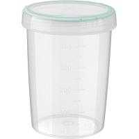 Контейнер для продуктов «Винтаж» с крышкой  ;полипроп.;0,5л;D=9,H=12см;прозр.