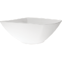 Салатник «Кунстверк» квадратный;фарфор;1,45л;,H=83,L=205,B=205мм;белый