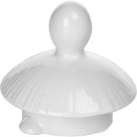 Крышка для кофейника «Спайро» 340мл;фарфор;D=4см;белый