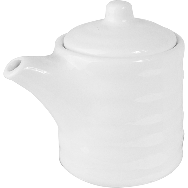 Соусник-бутылка «Кунстверк»;фарфор;150мл;D=65,H=89мм;белый
