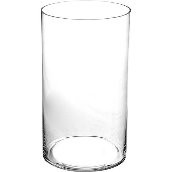 Ваза для цветов «Цилиндр»;стекло;D=19,6,H=35см;прозр.