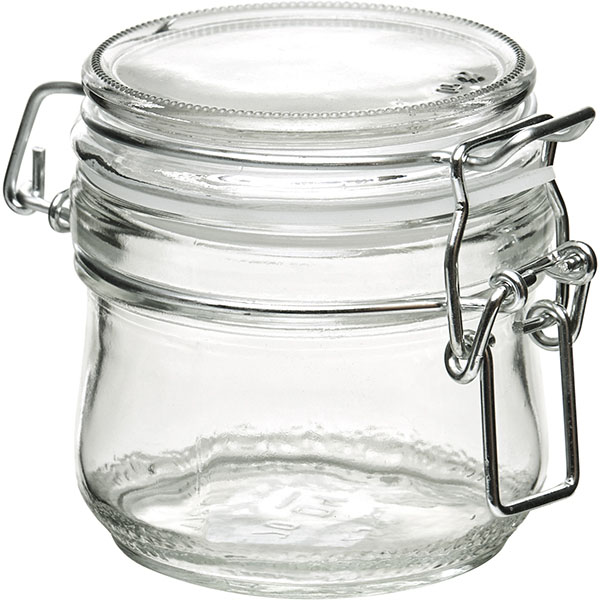 Банка круглая с крышкой открытая прокладка;стекло,силикон;250мл;D=8,H=9см;прозр.,белый