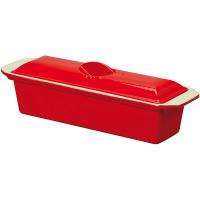 Форма для запекания;эмалиров.чугун;1,25л;,H=12,L=26,7,B=11см;красный