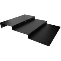 Стенд фуршетный 3х ярусный;пластик;,H=9,L=75,B=60см;черный