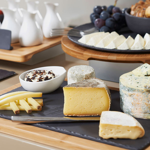 Блюдо для подачи «Базальт»;керамика;,H=35,L=400,B=250мм