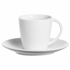 Блюдце «Олеа»;фарфор;D=163/55,H=20мм;белый