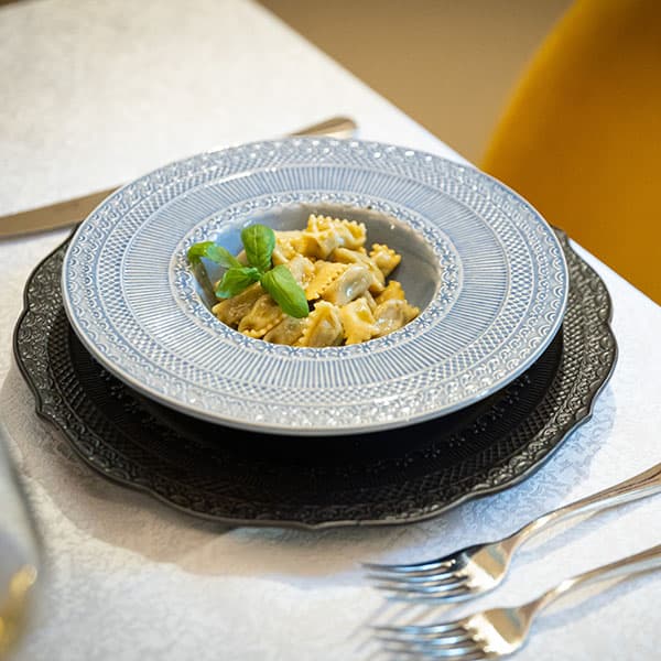 Тарелка для пасты «Скалистос»;керамика;200мл;D=23,H=4см;голуб.