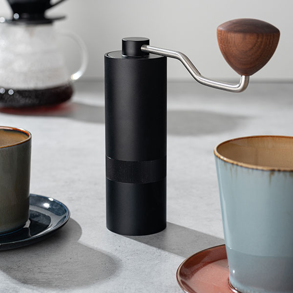 Стакан для горячих напитков;керамика;310мл;D=85,H=95мм;серый