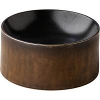 Подставка для комплимента «Ро дизайн бай кевала»;керамика;400мл;D=160,H=78мм;коричнев.,черный