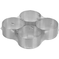 Кольцо кондитерское (набор)[4шт];сталь нерж.;D=75,H=40мм;металлич.