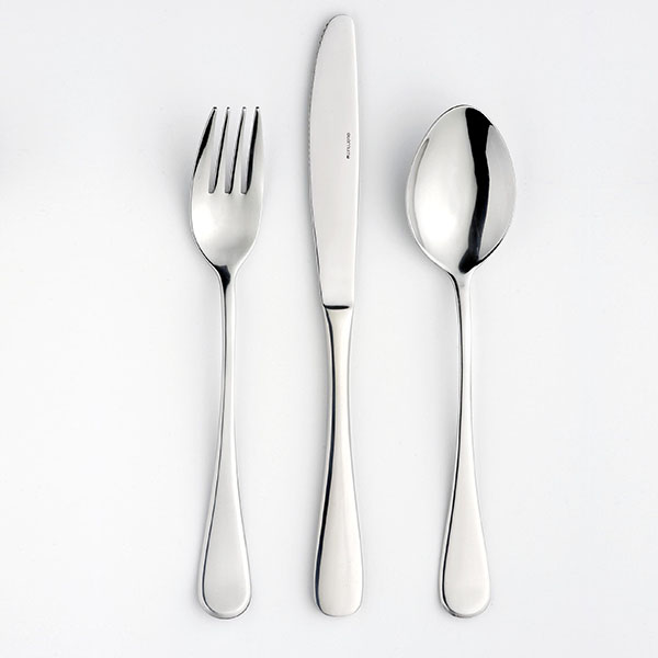 Вилка столовая «Ауде»;сталь нерж.;,L=200/65,B=2мм;металлич.