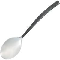 Ложка столовая;сталь нерж.;,L=20,9см;черный,металлич.