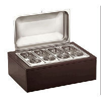 Станция буфетная д/подогрева овощей(4 лотка) ,цвет венге;,H=30,L=64,B=46см