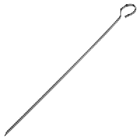 Шампур[12шт];сталь нерж.;,L=30см;металлич.