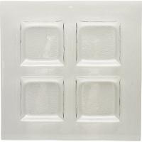 Менажница 4 отдел. «Клиа Трэй»;стекло;,H=20,L=295,B=295мм;прозр.