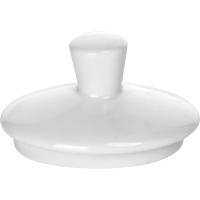 Крышка к сахарнице «Монако Вайт»;фарфор;,H=4,L=7,B=5см;белый