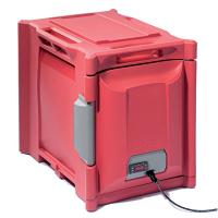 Термоконтейнер с фронтальной загрузкой и электрическим подогревом;полиэтилен;,H=63,2,L=70,9,B=47,8см