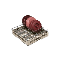 Кассета для крышек 8 ячеек;полипроп.,сталь нерж.;,H=12,L=50,B=50см;бежев.