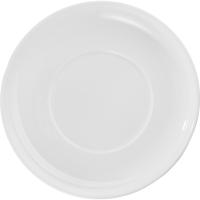 Блюдце «Полар»;фарфор;D=150/75мм;белый