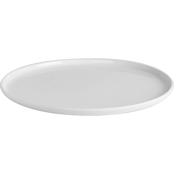 Тарелка «Унодуэтре»;фарфор;D=200,H=15мм;белый