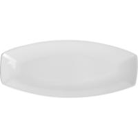 Блюдо «Пати» прямоугольное;фарфор;,H=2,L=28,B=13см;белый