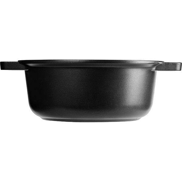 Кастрюля;алюм.литой,тефлон;4,5л;D=28,H=11,5,B=37,5см;черный