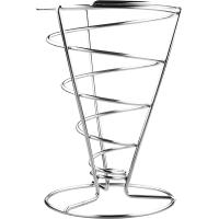 Конус для картофеля фри «Проотель»;сталь нерж.;D=14,H=20см