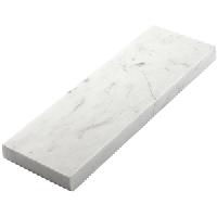 Доска для подачи;мрамор;,H=14,L=300,B=100мм;белый