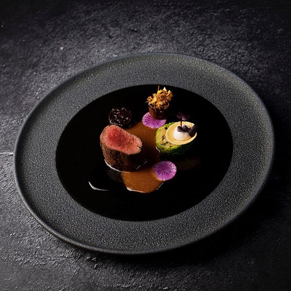 Тарелка «Ро Дизайн Бай Кевала»;керамика;D=28см;черный