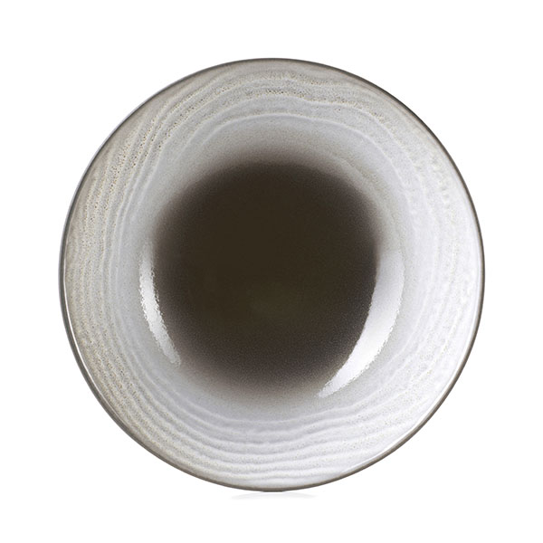 Салатник «Свелл»;керамика;D=150,H=56мм;черный,коричнев.